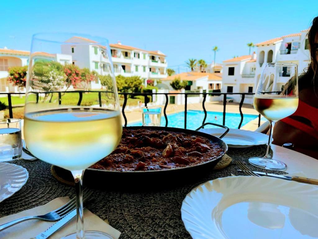 Precioso Apartamento Residencial Con Piscina Cala En Porter  外观 照片