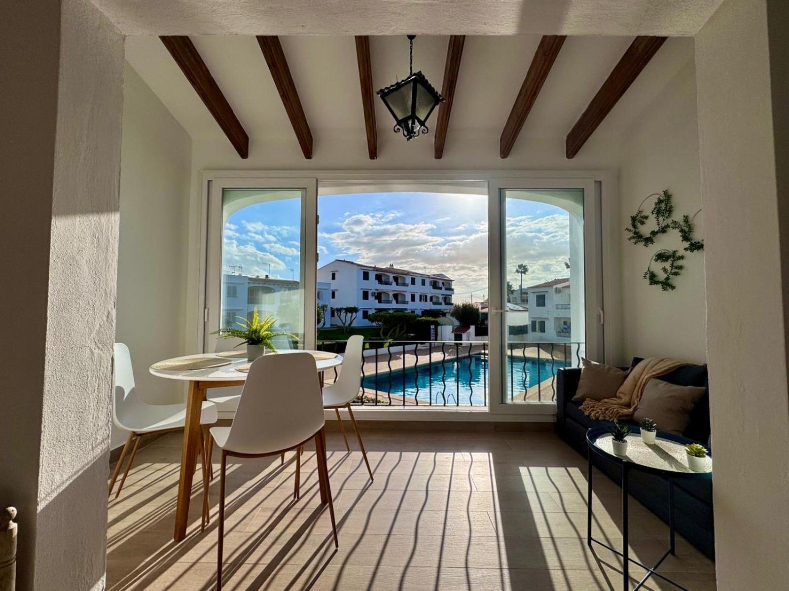 Precioso Apartamento Residencial Con Piscina Cala En Porter  外观 照片