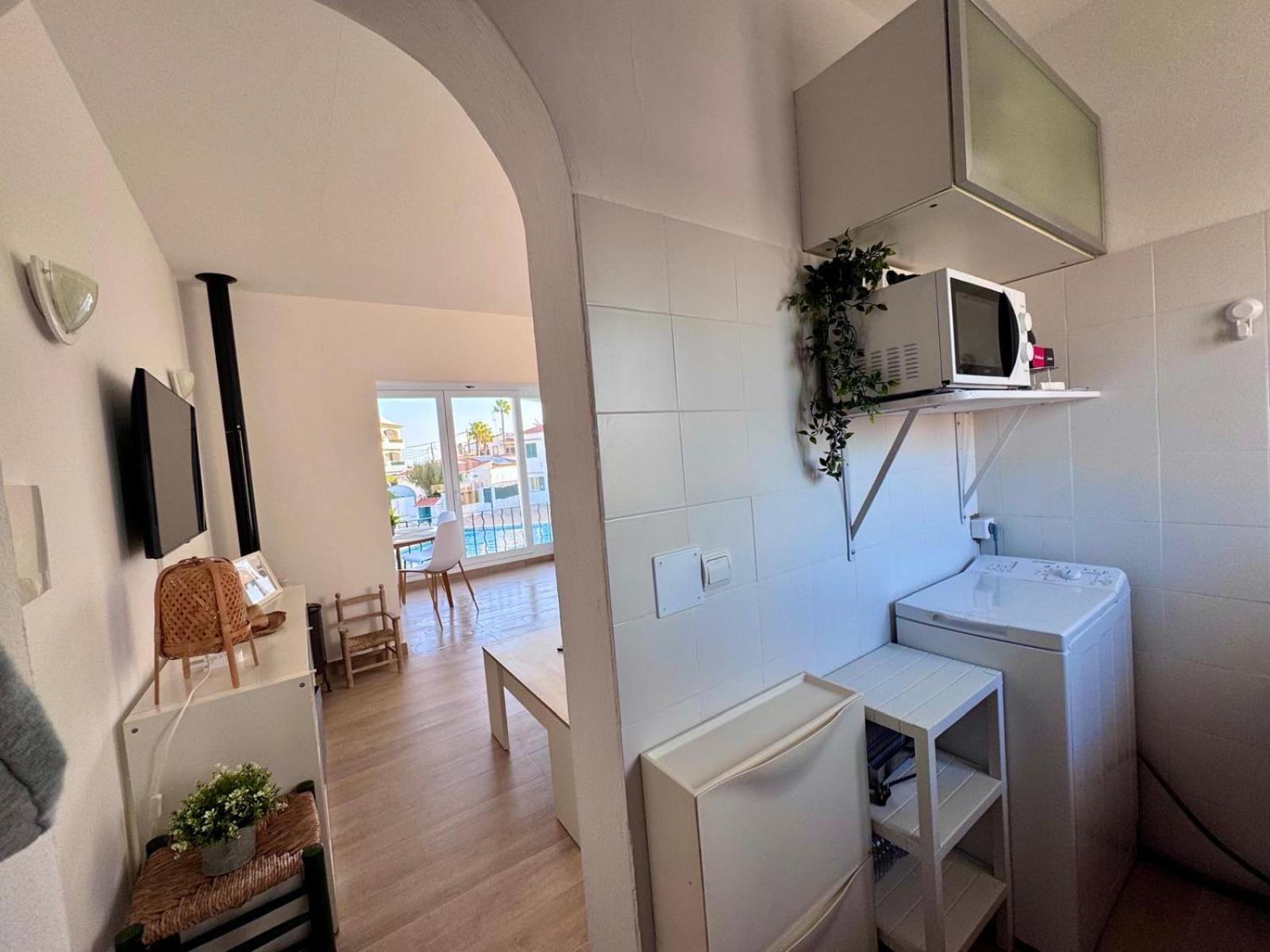 Precioso Apartamento Residencial Con Piscina Cala En Porter  外观 照片